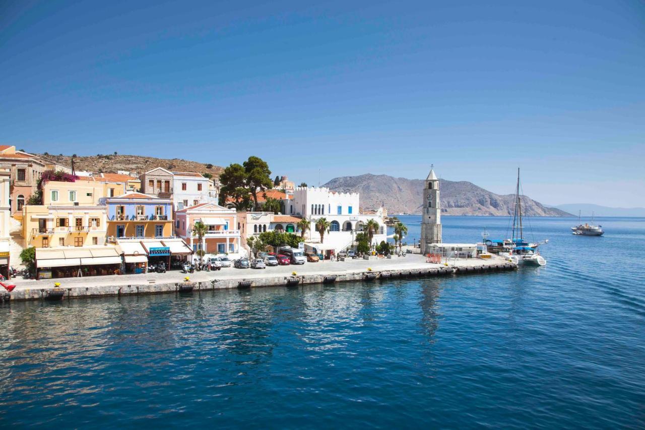 Cozy Apartments In Symi Center ภายนอก รูปภาพ